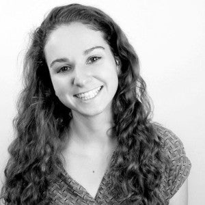 A smiling woman